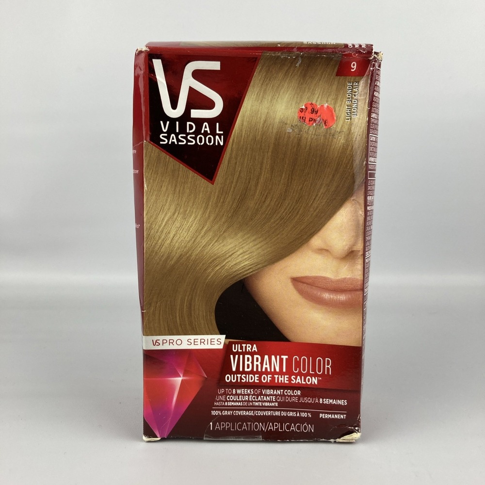 Vidal Sassoon VS Pro Series Ultra Vibrant Color 9 LIGHT BLONDE